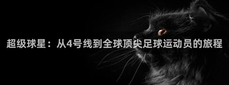 世界杯欧洲区预选赛赛程：超级球星：从4号线到全球顶尖足球运动员的旅程